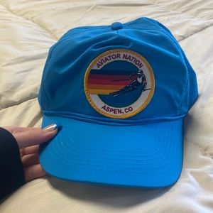 Blue avatior nation trucker hat